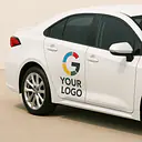 Autoaufkleber mit Logo (Modal) - Master