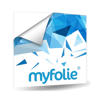 Monomere Klebefolie mit Digitaldruck primary image