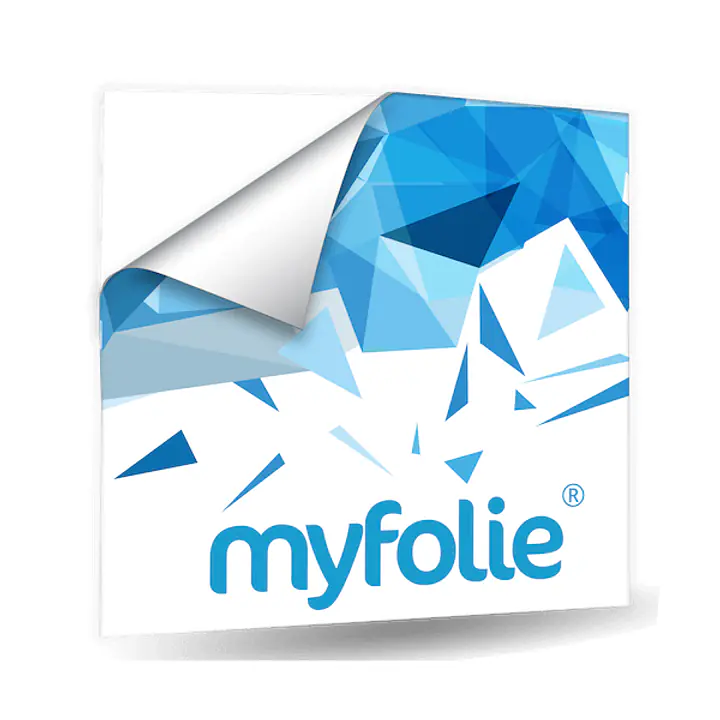 Monomere Klebefolie mit Digitaldruck - Master