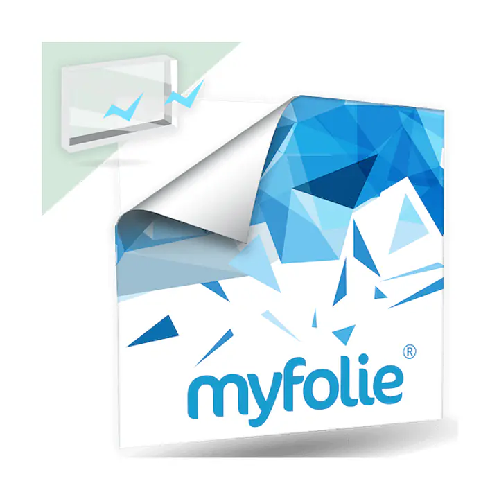 Adhäsionsfolie Statische Folie mit Digitaldruck - Master