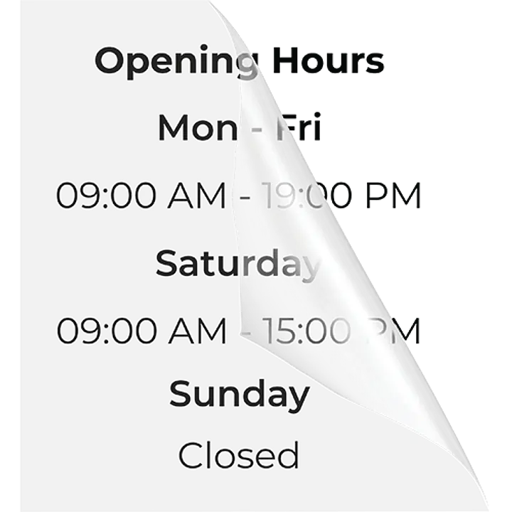 Klebeschrift Schneideplott Individueller Text - Master