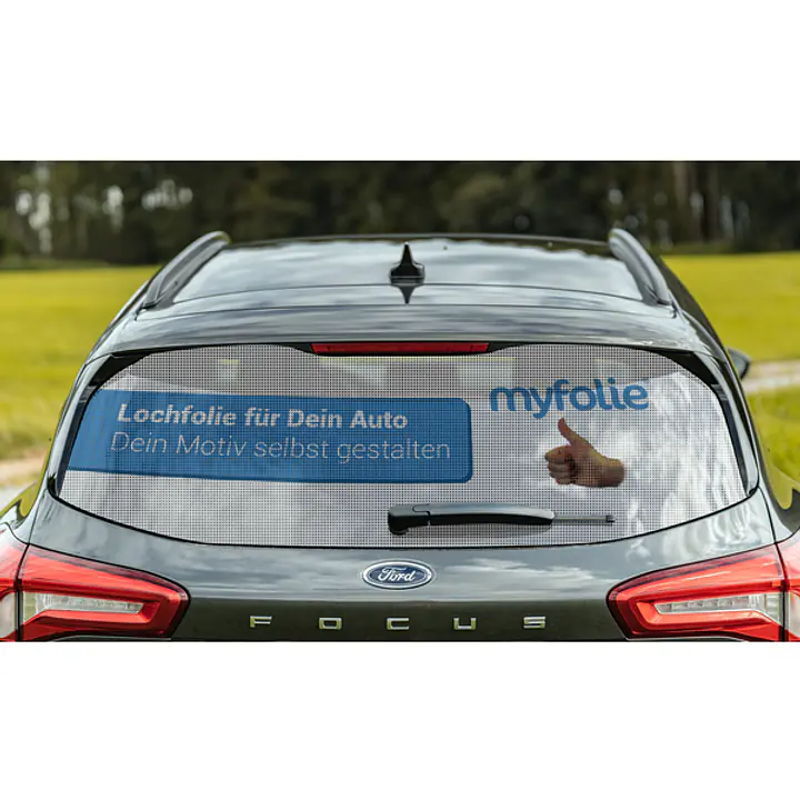 Lochfolie für die Auto Heckscheibe - Master