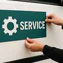 Magnetische Autoaufkleber für Firmen - Master