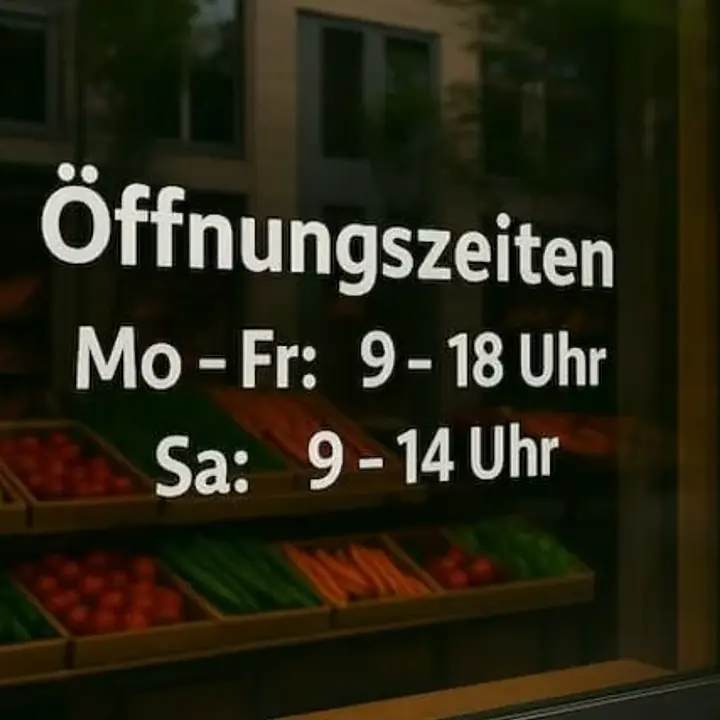 Schaufenster Beschriftung - Master