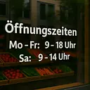 Schaufenster Beschriftung - Master